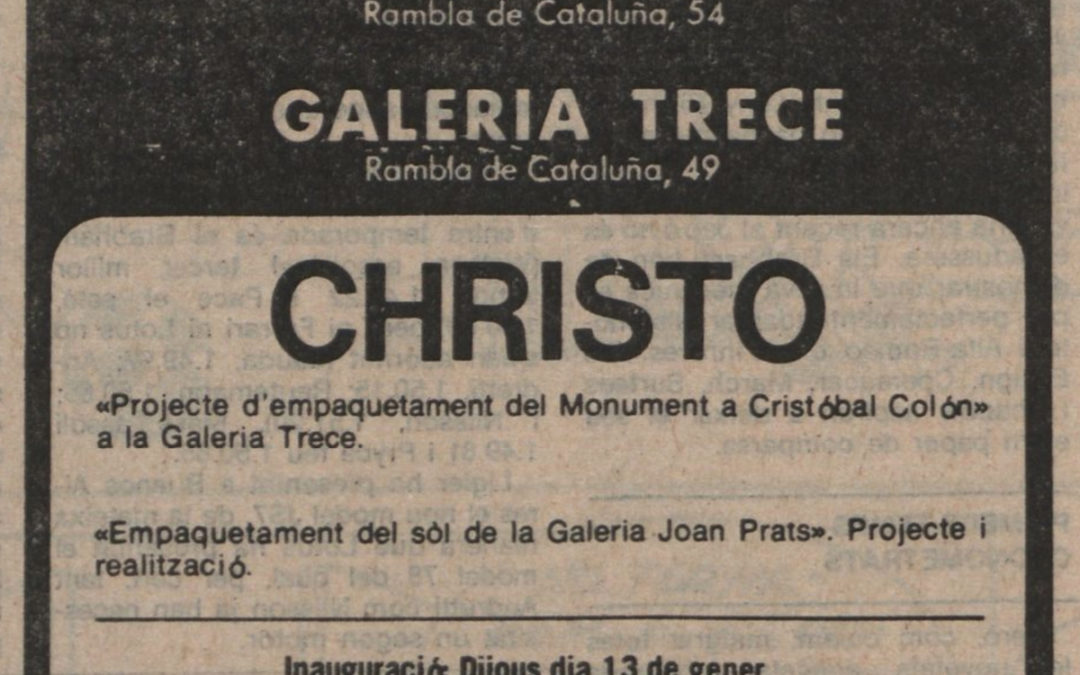 Christo, Colón y la maldita hemeroteca